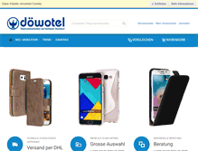 Tablet Screenshot of doewotel-shop.de